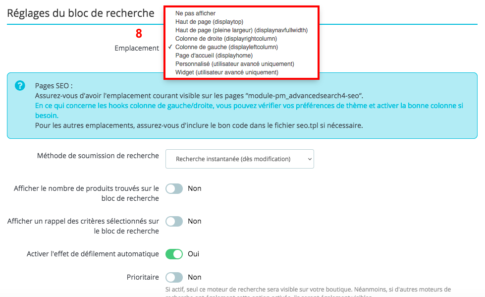 emplacement