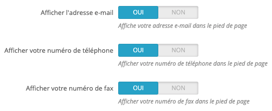 Email Téléphones