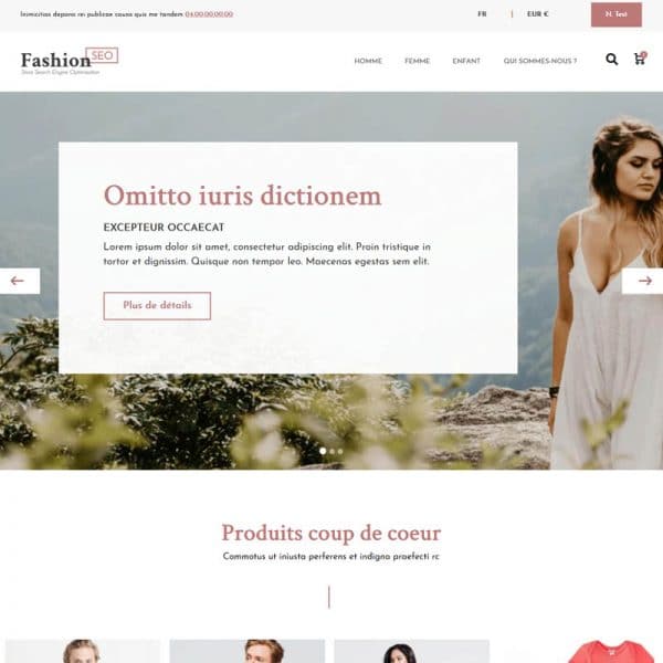 Fashion Seo Accueil
